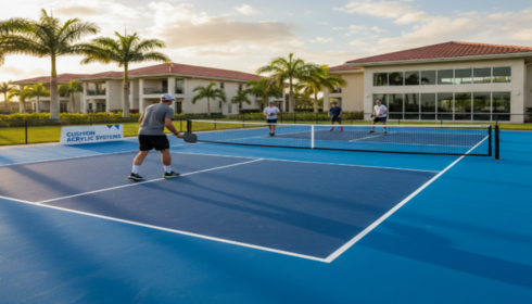 pickleball court flooring