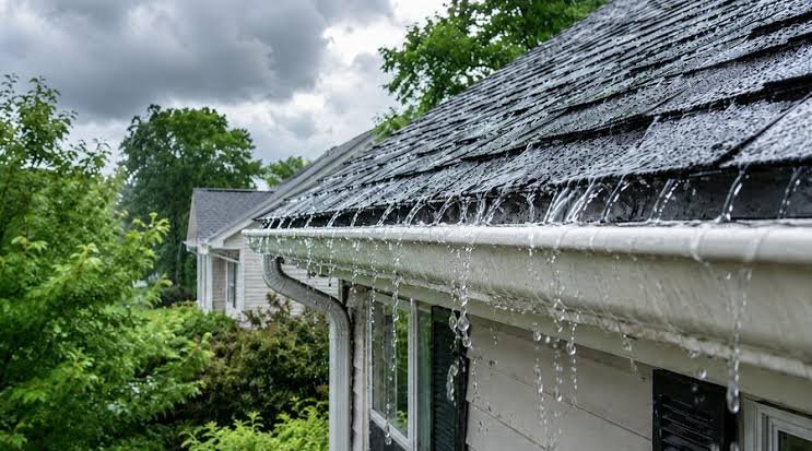 Clogged gutters